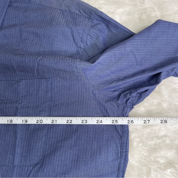 Tommy Hilfiger Men’s Blue Button Down Shirt Regular Fit Size XL 100% Cotton - Picture 8 of 11